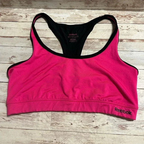 Reebok Sports Bra Size 2XL Fuchsia Plus Size Athletic Sporty Workout Gym - Picture 1 of 4